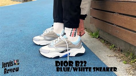 dior b22 white blue sole